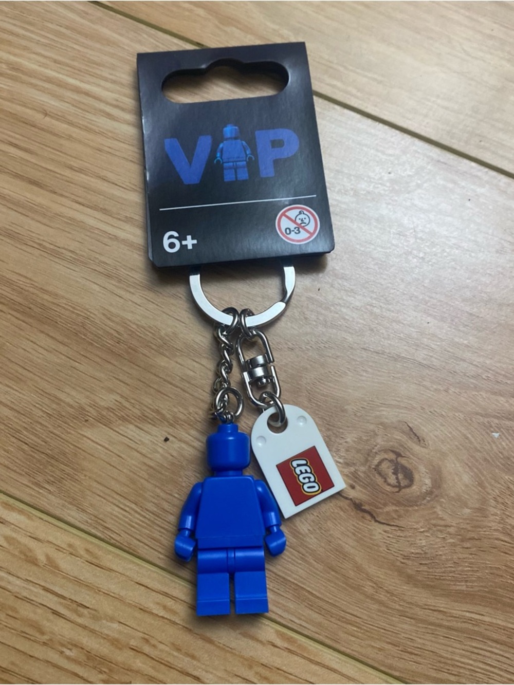 LEGO Blue Minifigure Keychain